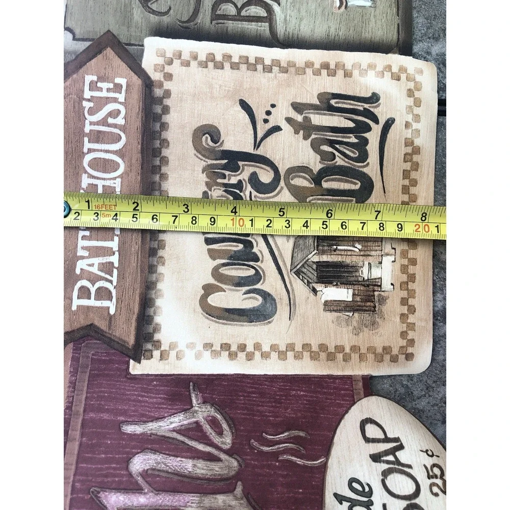 York Antique Bathroom Soap Powder Room Bathhouse Primitive Wallpaper Border 2